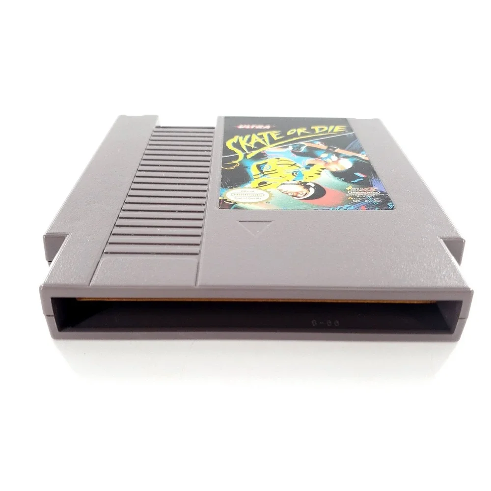 Skate or Die Nintendo NES Authentic w/ Manual & Case Pristine Label Tested Works